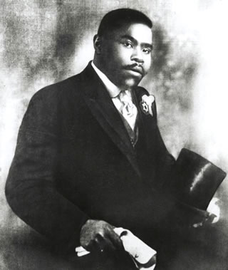 Marcus Garvey in U.N.I.A. Parade in New York City