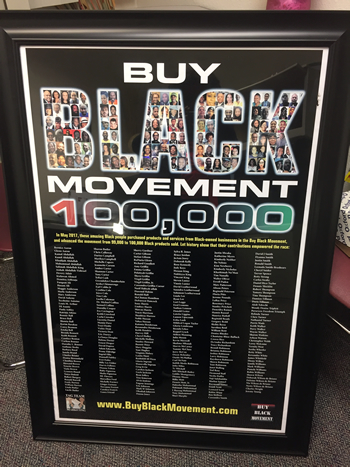 Buy Black Movement 100,000 Poster