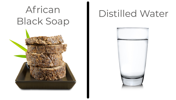 African Black Soap / Distilled Water