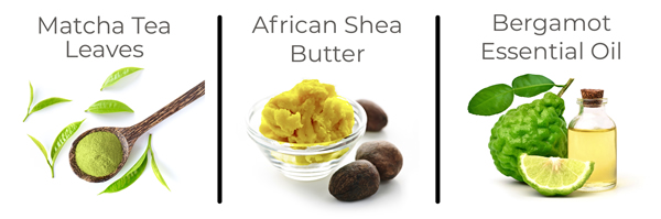 Major Ingredients of Afro Botanicals Matcha Tea Soap
